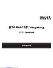 sirius starmate replay manual PDF