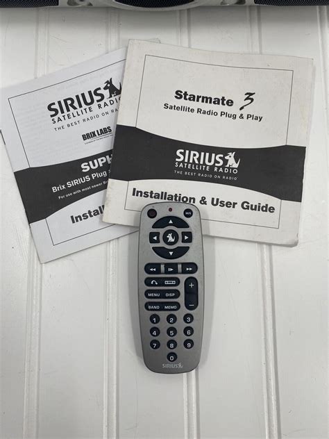 sirius starmate st2r manual Epub