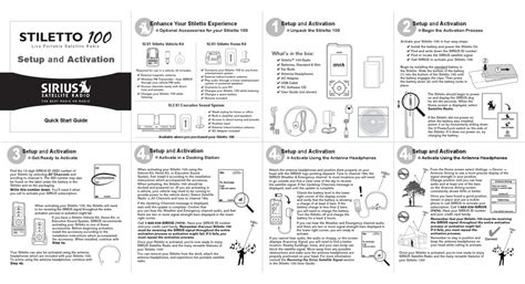 sirius stiletto user manual Kindle Editon