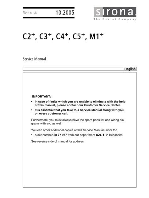 sirona c3 service manual Epub