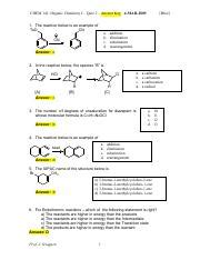 siva group organic chemistry chem 341 answers Doc