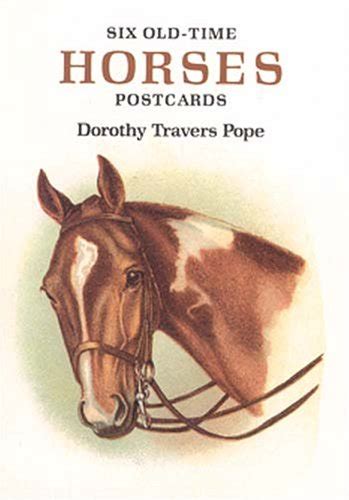 six old time horses postcards small format card books Kindle Editon