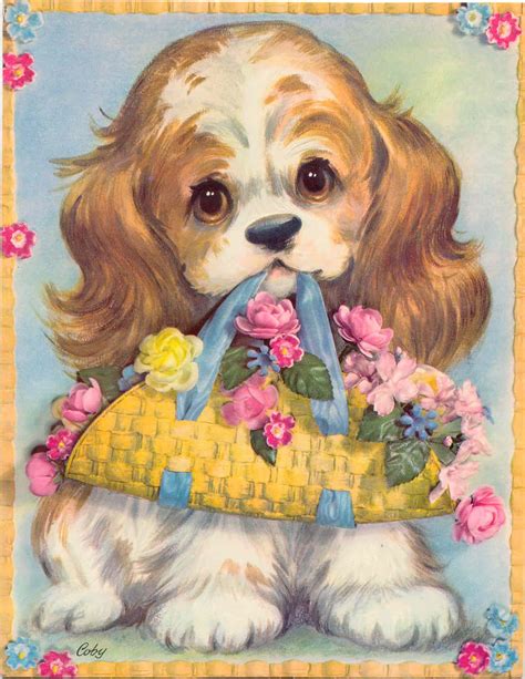 six puppies post cards small format card books PDF