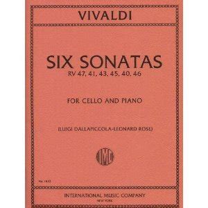 six sonatas f xiv nos 1 6 for cello and piano PDF