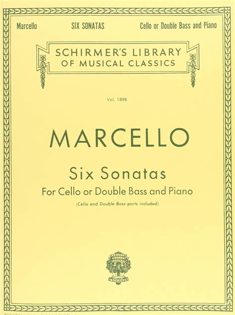 six sonatas for cello or double bass and piano Epub