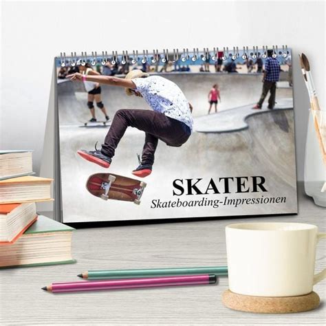 skater skateboarding impressionen tischkalender 2016 quer PDF
