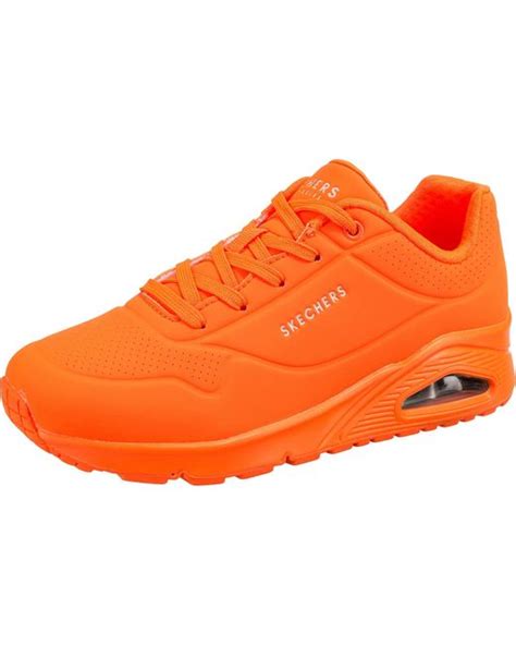 skechers orange shoes