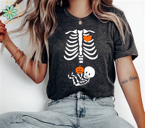 skeleton fetus shirt