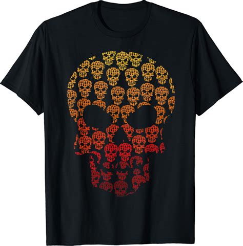 skeleton head t shirt