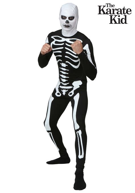 skeleton karate kid costume