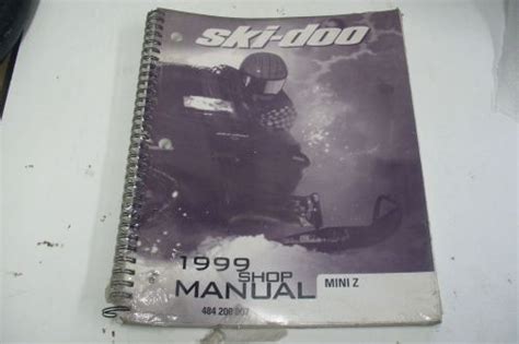 ski doo bombadier manual 1999 PDF