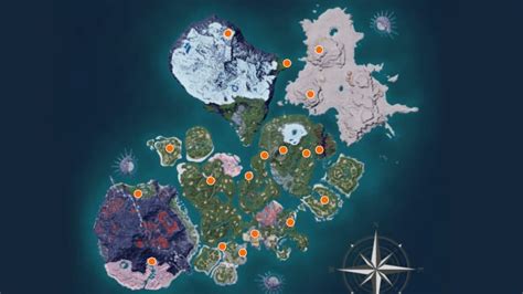 skill fruit tree locations palworld