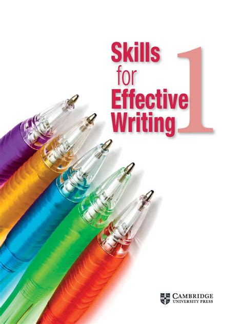 skills for effective writing level 1 students book Epub