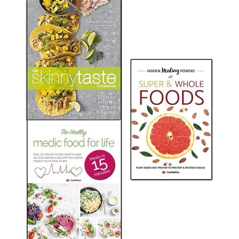 skinnytaste cookbook hidden healing powers of super and whole foods and healthy medic food for life 3 books collection set light on calories big on flavor Doc