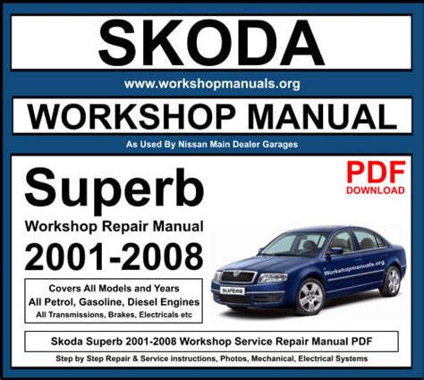 skoda superb repair manual Kindle Editon