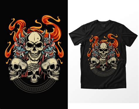 skull design shirt