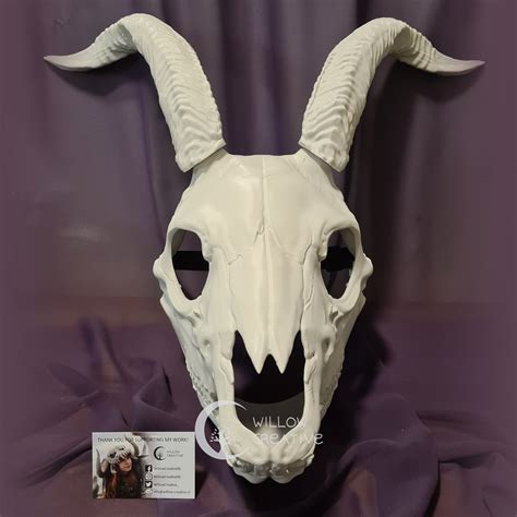 skull goat mask