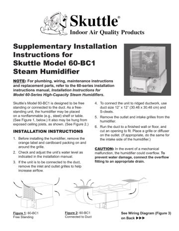 skuttle model 60 series humidifier owners manual Reader