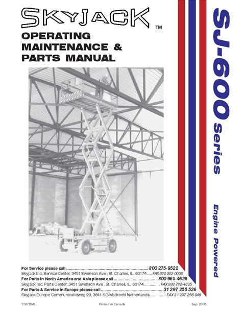 skyjack 7027 manual guide pdf Epub