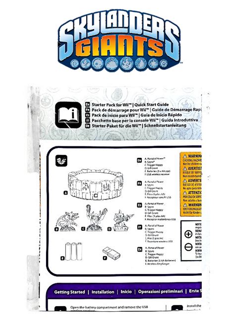 skylanders giants instruction manual Doc