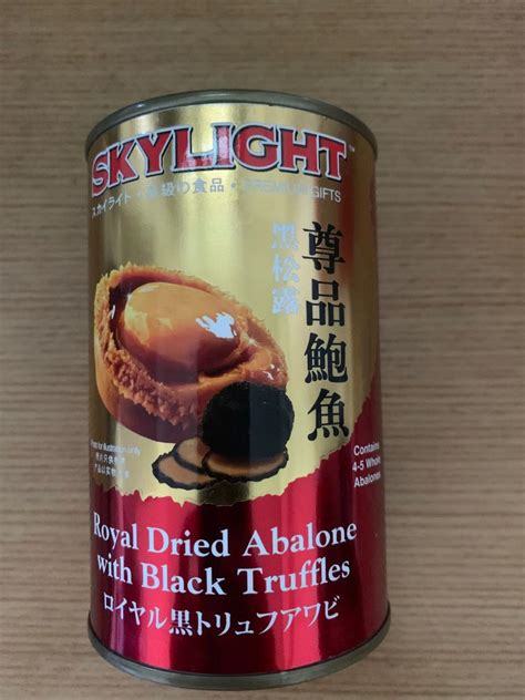 skylight royal dried abalone with black truffles