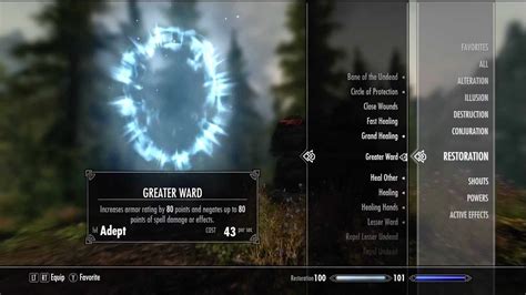 skyrim ward spell