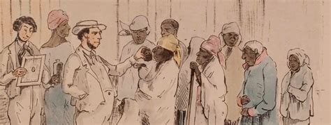 slaven een reeks schetsen naar het leeven getekend Doc