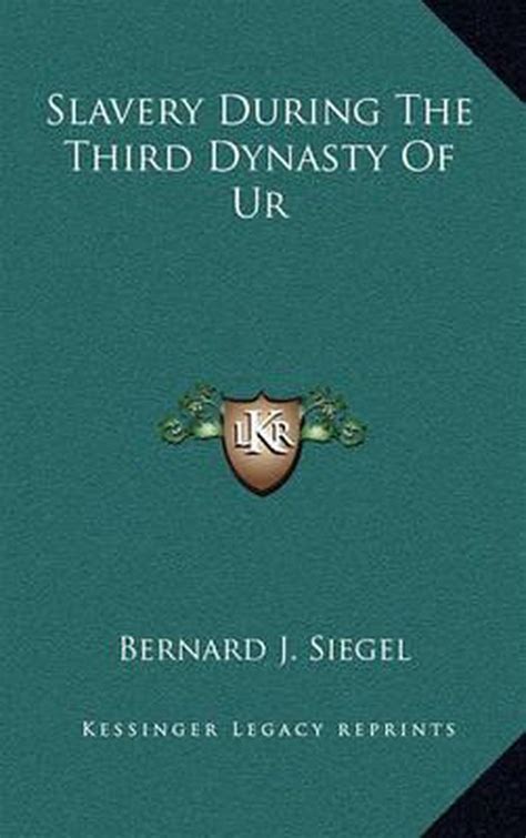 slavery during the third dynasty of ur Reader