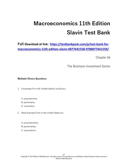 slavin macroeconomics 11th edition answer key Ebook Reader