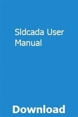 sldcada user manual Epub