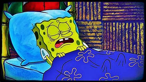 sleepy spongebob