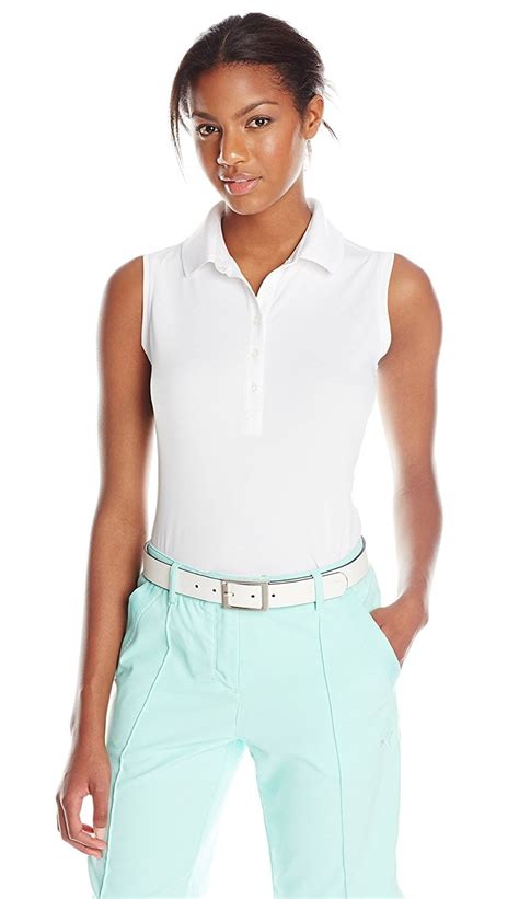 sleeveless golf shirt