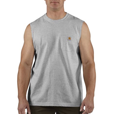 sleeveless t shirt with pocket