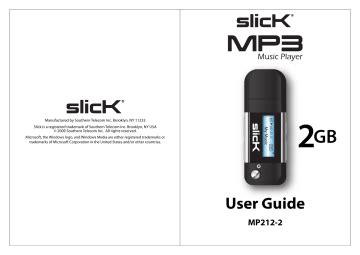slick mp3 player manual Reader
