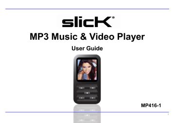 slick stick mp3 player manual Epub