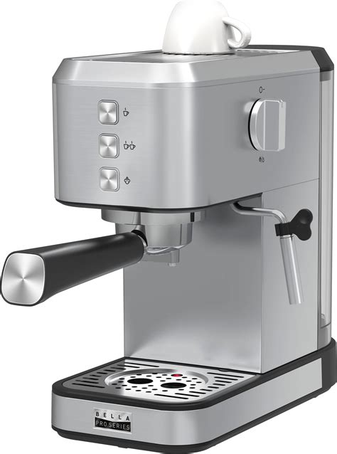 slim espresso maker with 20-bar double tank