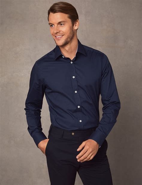 slim fit dress shirts mens