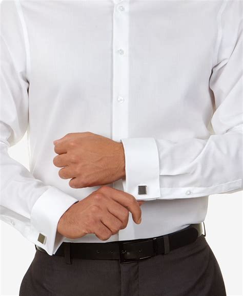 slim fit french cuff shirts