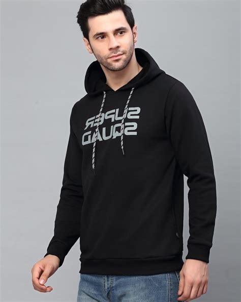 slim fit hooded sweatshirt