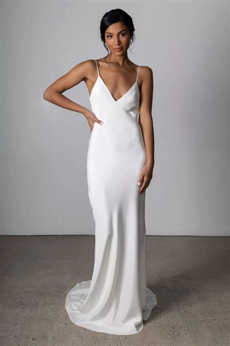 slip dress wedding