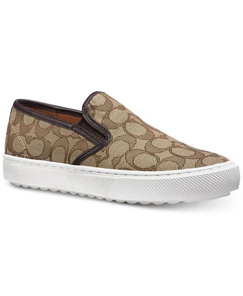 slip on coach sneakers