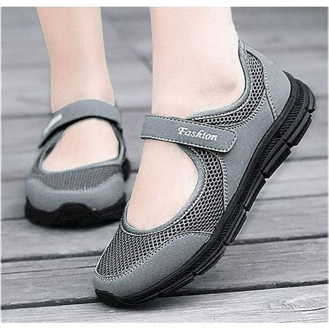 slip-on pumps casual wide shoes for women with swollen feet