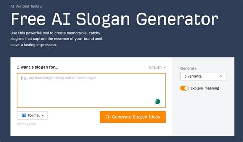 slogan ai generator