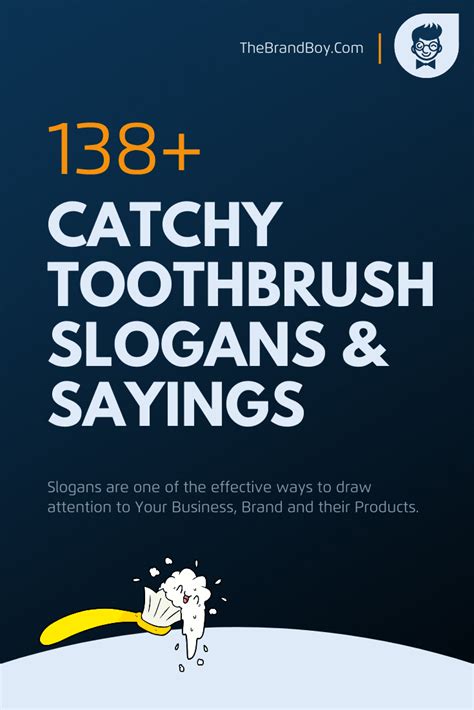 slogan for toothbrush