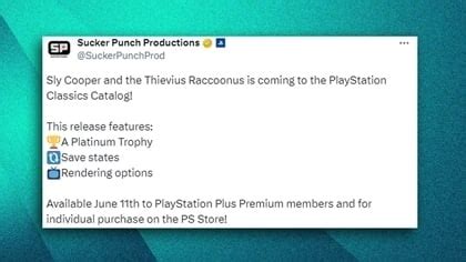 sly cooper prologue trophy not showing up ps5