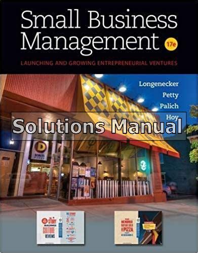small business management 17th edition by longenecker Doc