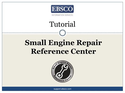 small engine repair reference center ebscohost PDF