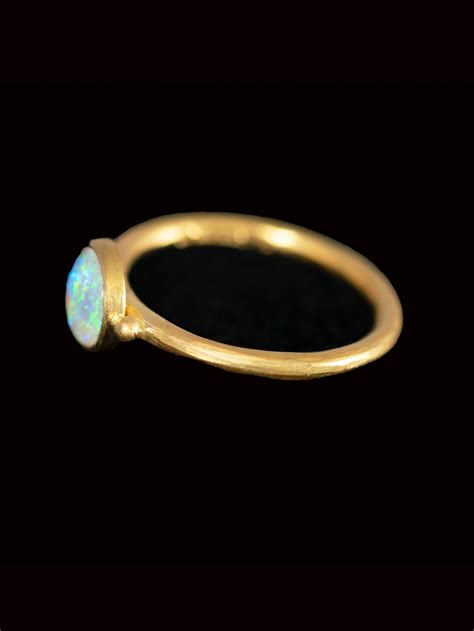 small opal ring