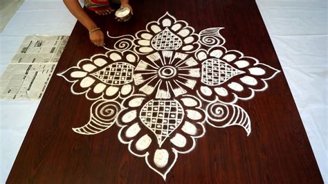 small rangoli designs for home