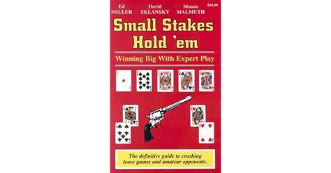 small stakes hold em winning big with expert play PDF
